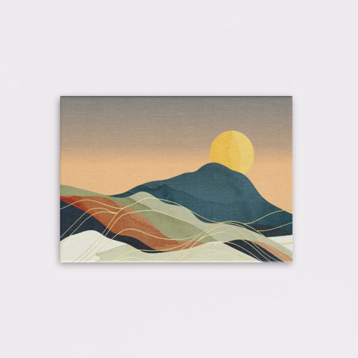 Taani Creations Peaceful Mountainscape rotated