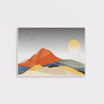 Sunset Over the Red Mountain